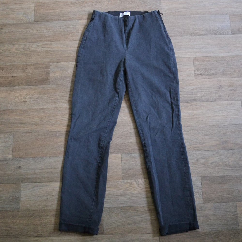 Everlane High Waisted Pleated Black Trouser Pant Size 0